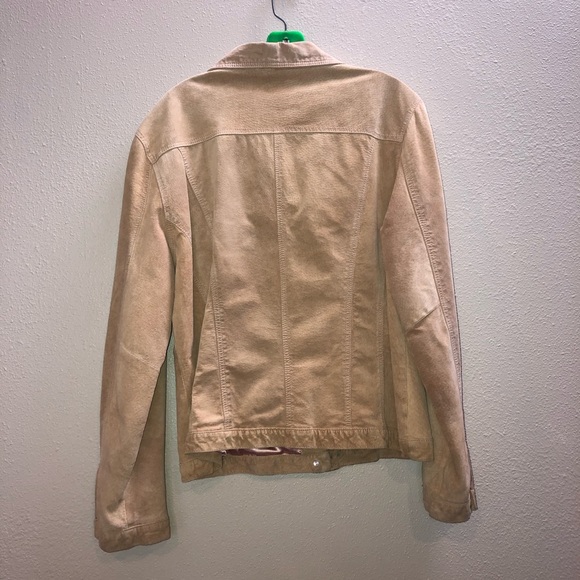 Vintage Tan Suede Jacket - Picture 4 of 5